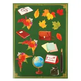 Поздравительный плакат в папке "Дорогому учителю!" и наклейки  - фото 3