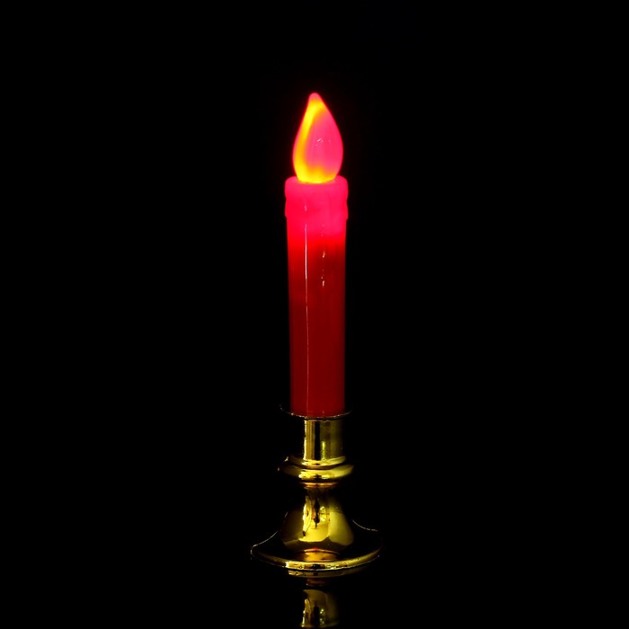 Свеча светодиодная "Вдохновение", цвет красный 