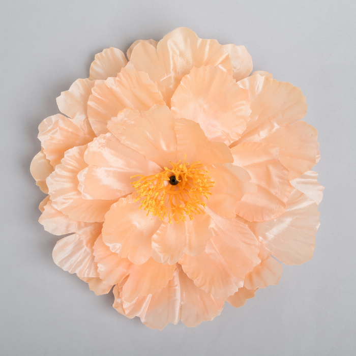 Цветы искусственные для декора, цвет персиковый 