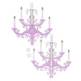 Люстра "Сиреневый"  - фото 3