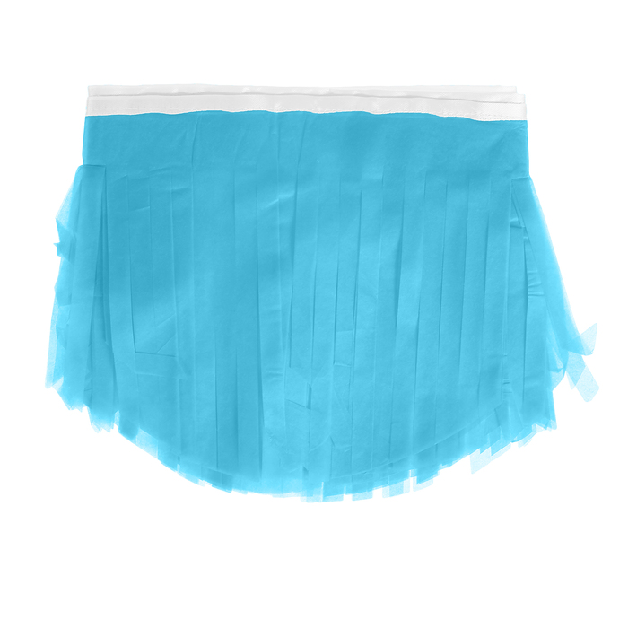 Гирлянда тассел "Полукруг" 3 метра, цвет голубой 