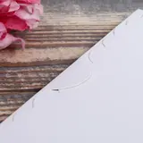 Конверт деревянный резной "С Днём Рождения!" жёлтая надпись 