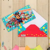 Щенячий патруль. Конверт-открытка для денег "С днем рождения!" 