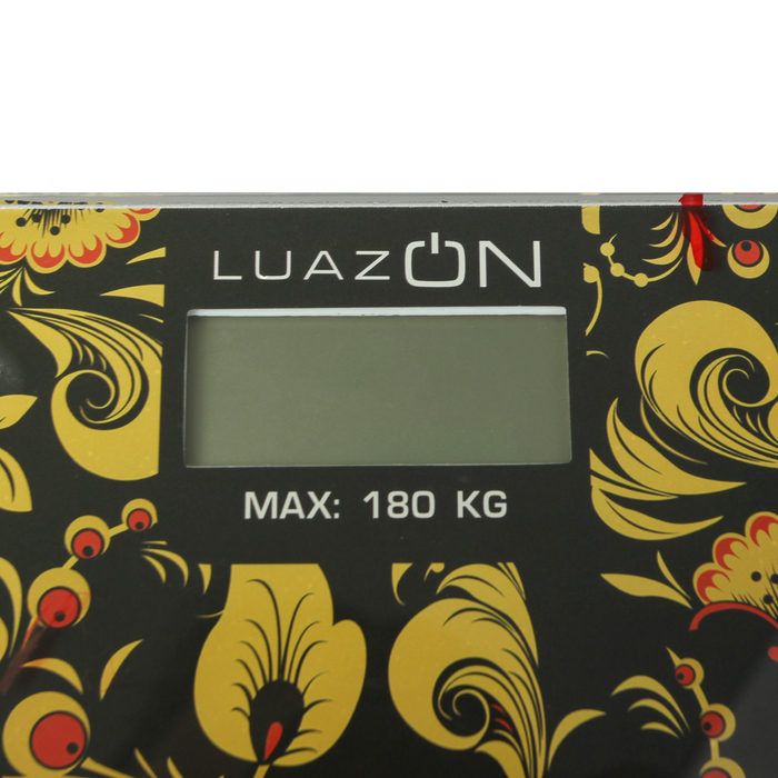 Весы напольные LuazON LVE-014, электронные, 2*ААА (не в компл.), до 180 кг 