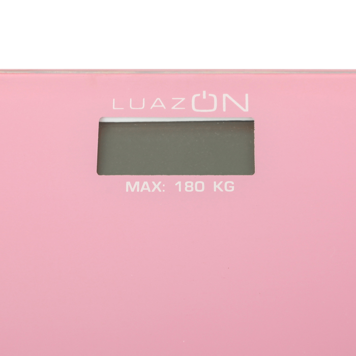 Весы напольные LuazON LVE-017, электронные, 2*ААА (не в компл.), до 180 кг 
