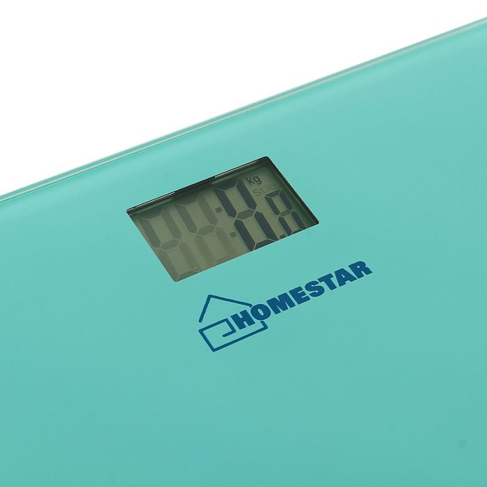 Весы напольные HOMESTAR HS-6001B, электронные, до 180 кг, голубые 