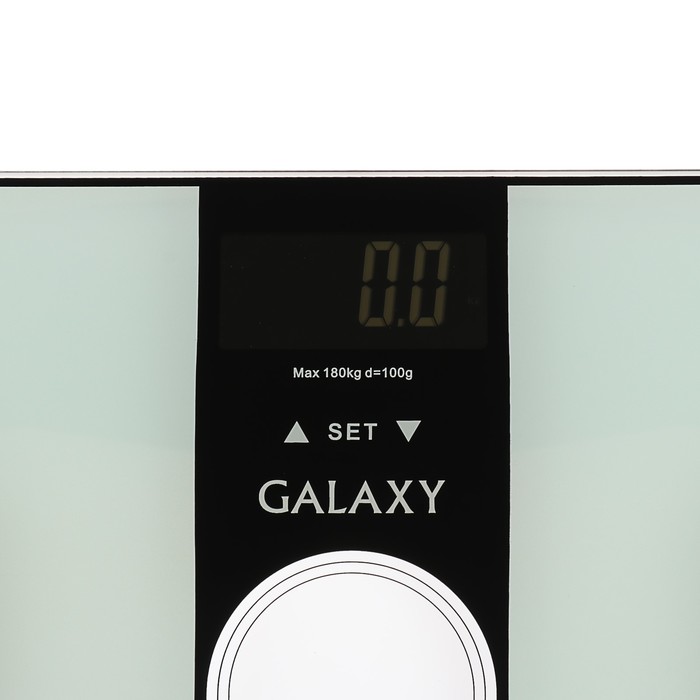Весы напольные Galaxy GL 4852, электронные, до 180 кг, с анализатором массы, белые 