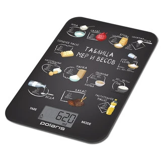 Весы кухонные Polaris PKS 1053DG Chalk