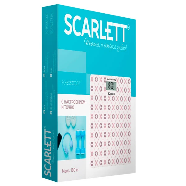 Напольные весы электронные Scarlett SC-BS33E007 - фото 2