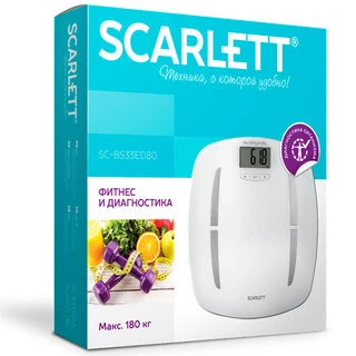 Весы напольные Scarlett SC-BS33ED80