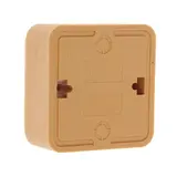 Розетка Smartbuy "Юпитер", 10 А, одноместная, наружная, без з/к, светлое дерево  - фото 2