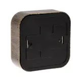 Розетка "Элект" RA 16-131-ЧБ, одномест., наружн., без з/к, 16А,цвет черн. под бронзу  - фото 2