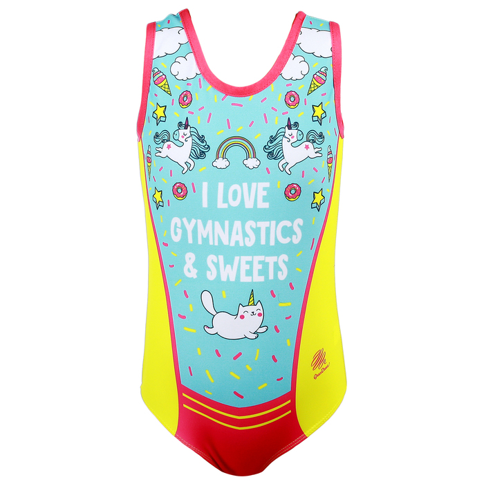 Купальник для спортивной гимнастики Love Gymnastics, размер 42 