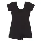 Комбинезон спортивный, с коротким рукавом, размер 44, цвет чёрный  - фото 2