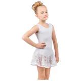 Купальник х/б без рукавов с юбкой-солнце (гипюр), размер 40 