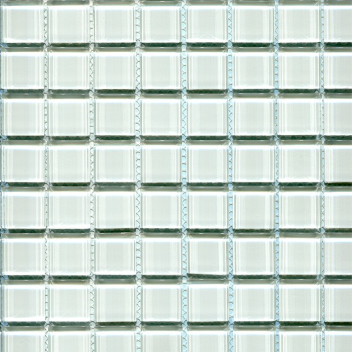 Mозаика стеклянная Elada Mosaic A101, белая, 327х327х4 мм 