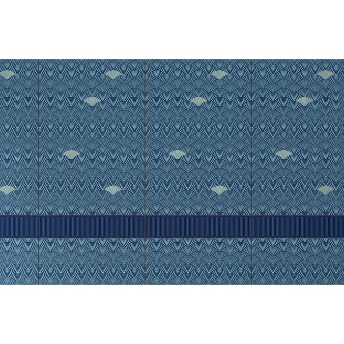 Плитка настенная "Токио", синий 10-01-65-1065 500х250 ( в упаковке 1кв.м) 