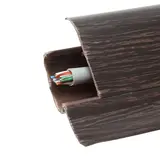 Плинтус с кабель-каналом 4,5х2,1х250 см "Идеал Альфа" Венге  - фото 3