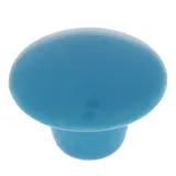 Ручка-кнопка Ceramics 002, керамическая, синяя 