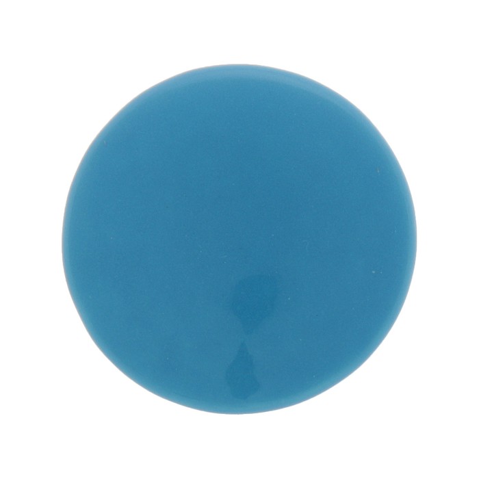 Ручка-кнопка Ceramics 002, керамическая, синяя 