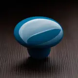 Ручка-кнопка Ceramics 002, керамическая, синяя  - фото 4