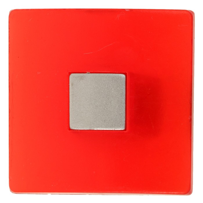 Ручка кнопка PLASTIC 003, пластиковая, красная 