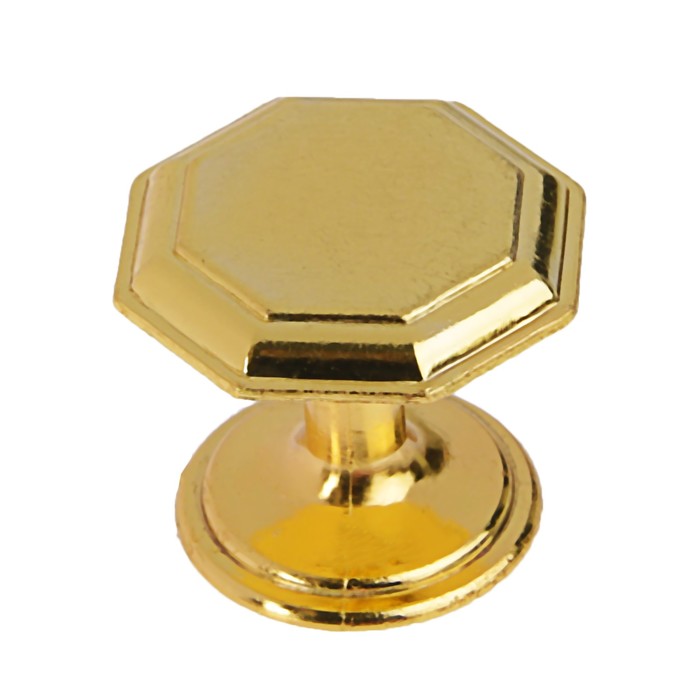 Ручка кнопка PK034GP, цвет золото 