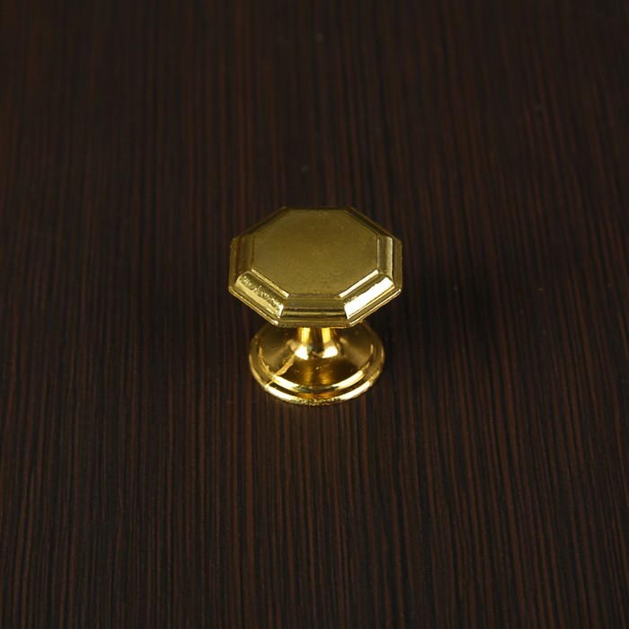 Ручка кнопка PK034GP, цвет золото 