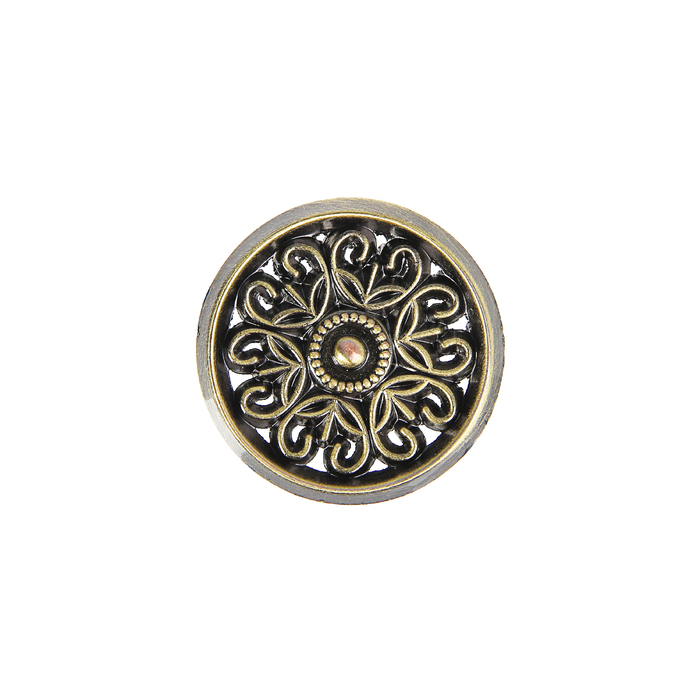 Ручка кнопка РК026АВ, цвет бронза 