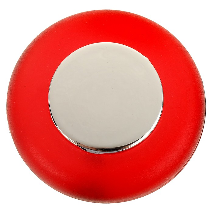 Ручка кнопка PLASTIC 004, пластиковая, красная 