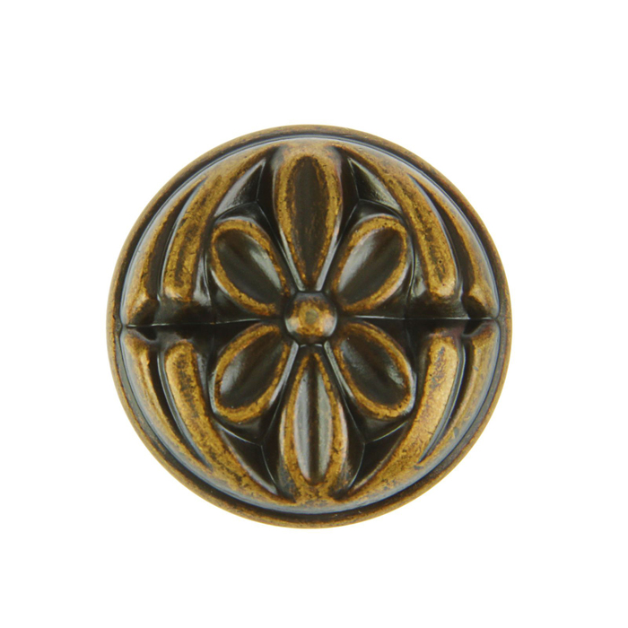 Ручка-кнопка 7160, цвет античная бронза 