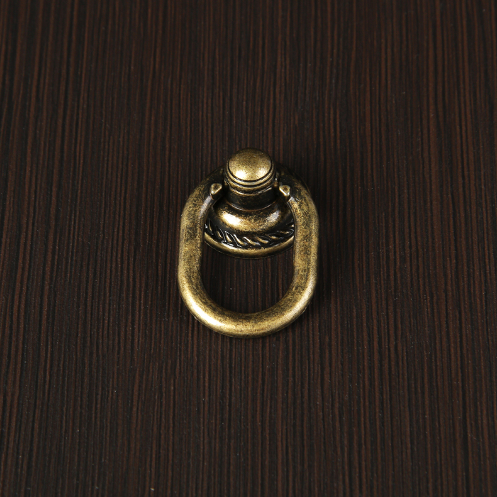 Ручка кнопка РК027АВ, цвет бронза 