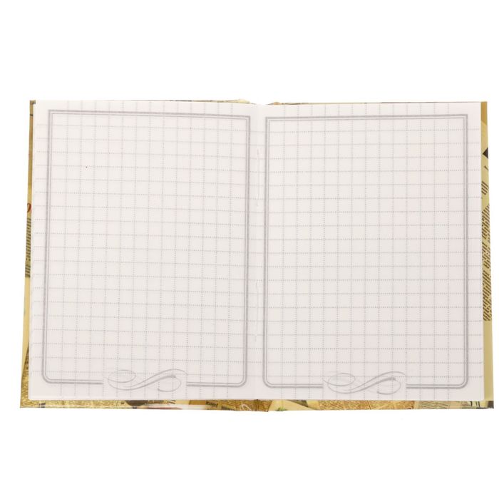 Подарочный набор "Золотому человеку": блокнот в твёрдой обложке, А7, 64 листа и металлическая ручка 