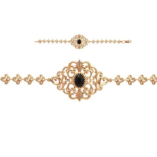 Браслет Кристалл NM144 17р 9,48гр.