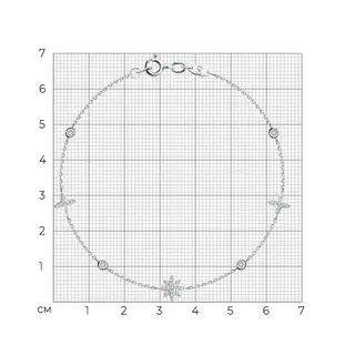 Браслет Sokolov 1050291 18см