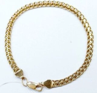 Браслет Altyn Gold 405Б длина 20 см, вес 4.05 г золото, плетение царь 