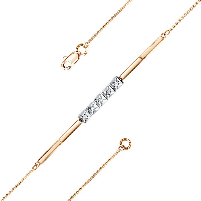 Браслет Family Jewelry Б3146-120 18р 2гр Браслет Family Jewelry Б3146-120 18р 2гр
