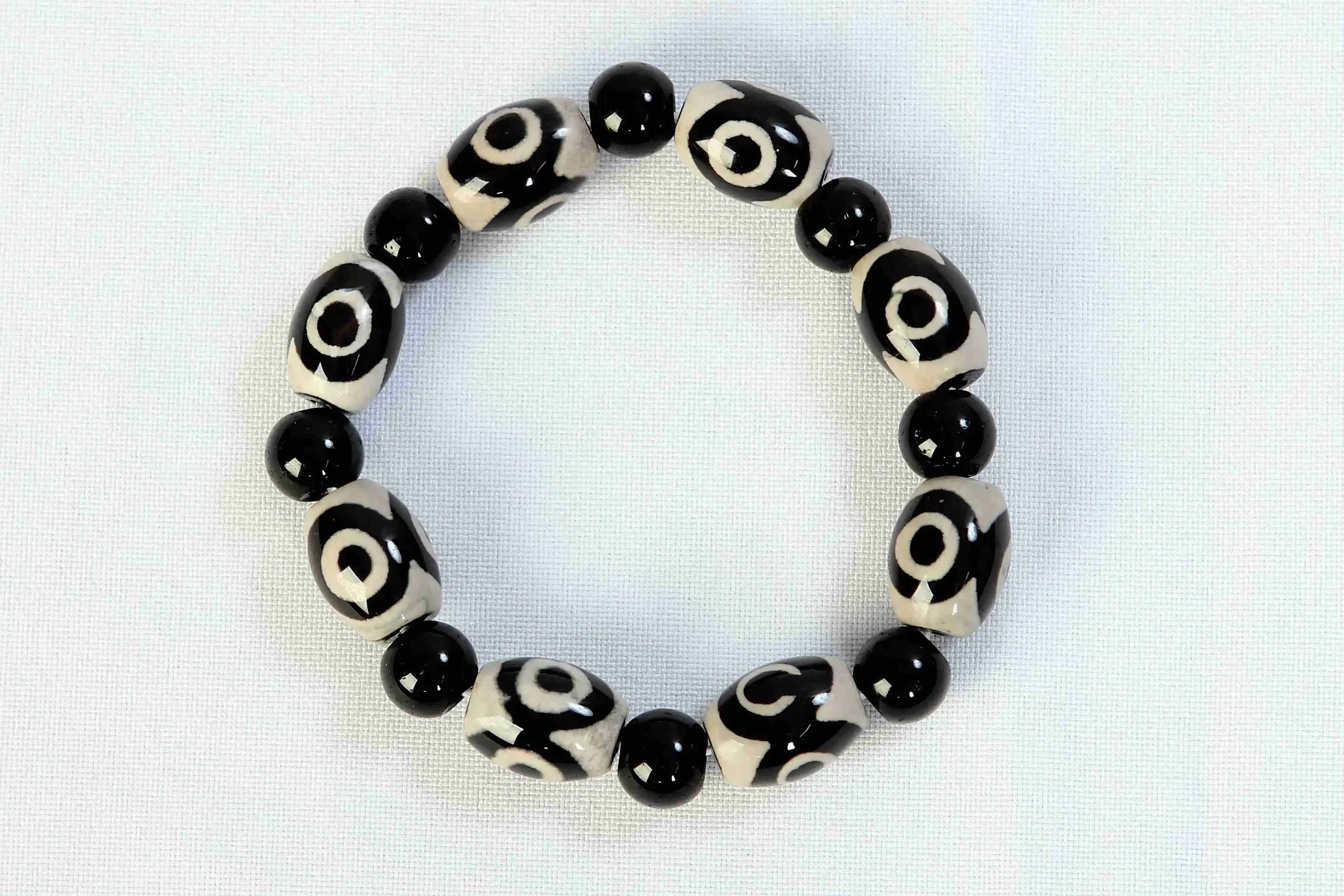 Браслет Alsu000008 Дзи 20см