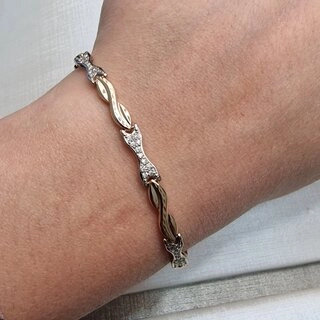 Браслет Deimantas 104193473 19р 5,15гр 0,934ct.