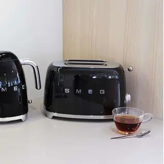 Тостер Smeg TSF01BLEU Черный - фото 4