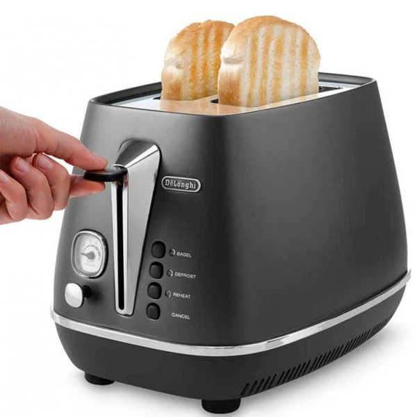 Тостер Delonghi CTI 2103 BK - фото 3