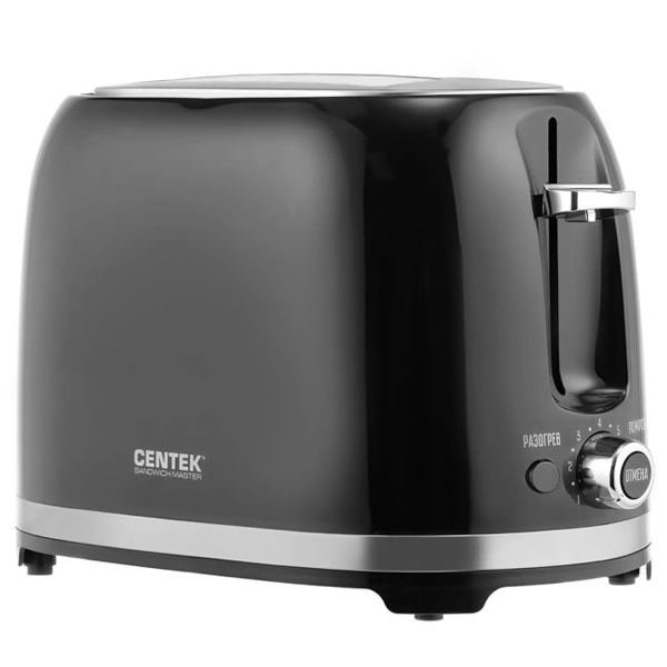 Тостер Centek СТ-1432 Черный CT-1432 BLACK - фото 2