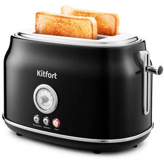 Тостер Kitfort КТ-2038-1 (черный) КТ-2038-1 - фото 6