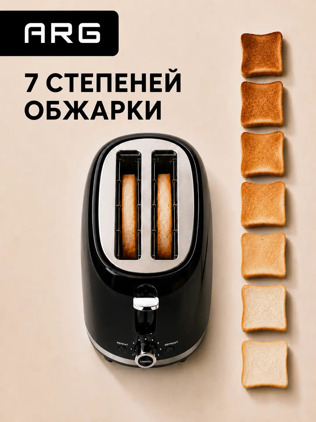 Тостер ARG SPK461 - фото 9