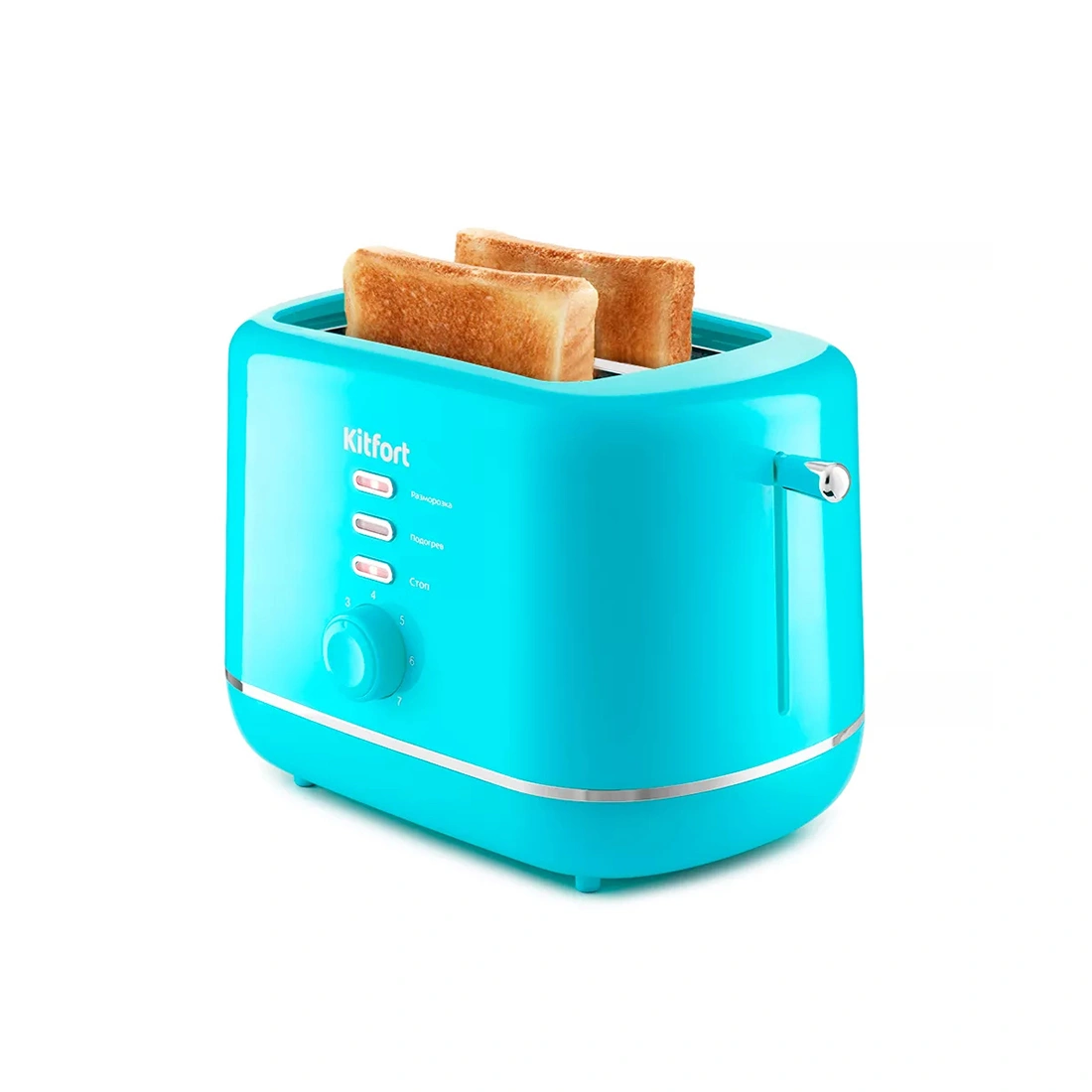 Тостер Kitfort КТ-2050-3 бирюзовый КТ-2050-3