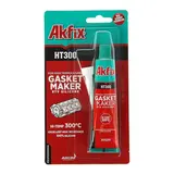 Герметик Akfix HT300, силиконовый, термостойкий, красный, 50 мл  - фото 2