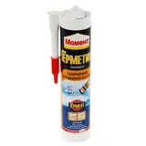 Герметик силиконовый "Момент", санитарный, белый, 280 мл 