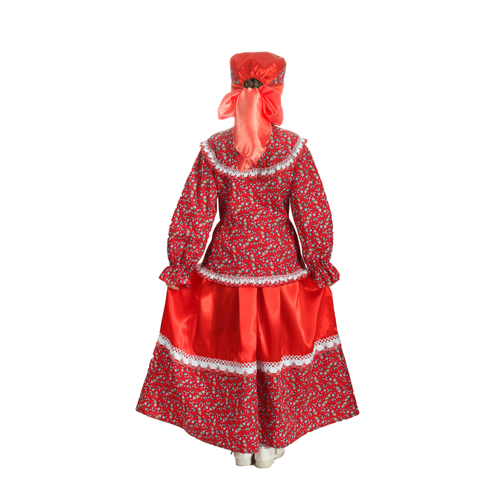 Русский народный костюм "Забава", головной убор, блуза, юбка, рост 98-104 см 