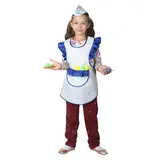 Набор продавца:фартук, пилотка,пластиковый набор 98-110  - фото 2