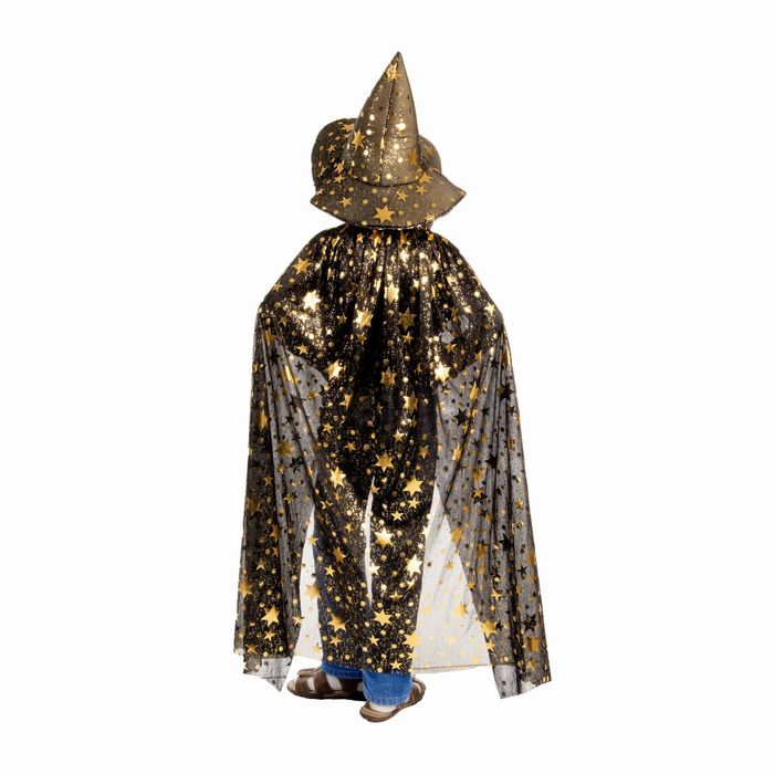 Карнавальный костюм "Звездочёт", шляпа, плащ, длина 100 см 